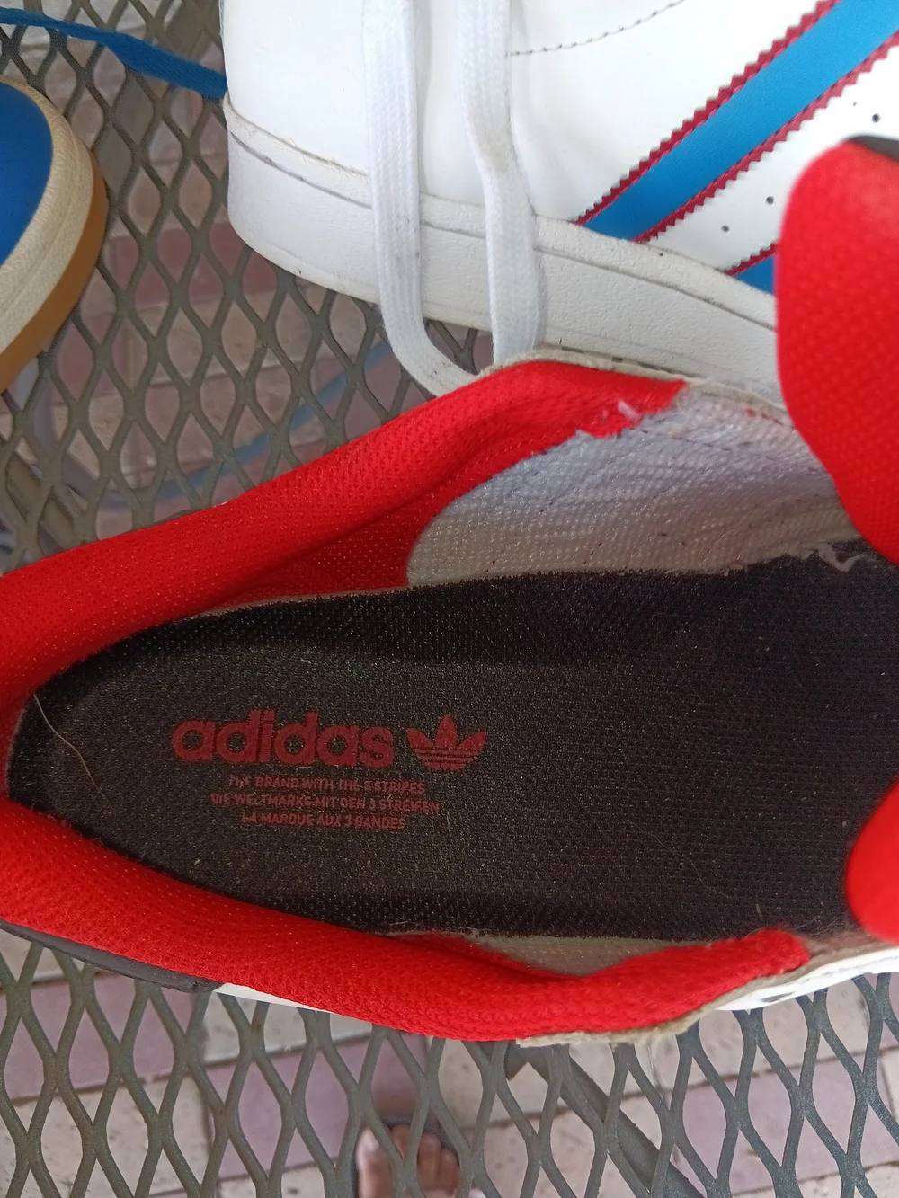 adidas Men Sneakers Lot - Blue, Maroon, White with Red Accents